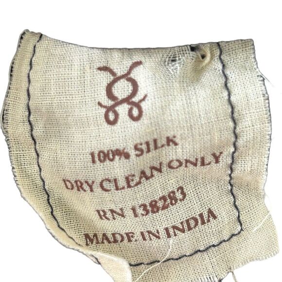 Figue Silk Mini Dress with Shells and Feathers - Picture 4 of 6